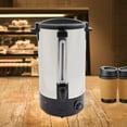 thumbnail image 2 of 28L Black Stainless Steel Hot Coffee Dispenser Quick Brewing Coffee Urn Hot Tea, 2 of 9
