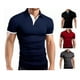 thumbnail image 2 of Playeras Hombre Y Tipo Polo Botones Slim Manga Moda Casual, 2 of 7