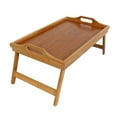 thumbnail image 3 of YUYUETIME Foldable Bamboo Desk Rectangular Eating Trays for Bedroom 1Set 20.04X12.18X10.61in, 3 of 8