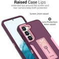 thumbnail image 2 of CoverON For Samsung Galaxy S23 Case, Military Grade Heavy Duty Full Body Phone Kickstand Cover, Violet Purple, 2 of 9