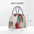 thumbnail image 2 of Balery Colorful Dachshund Art Bolsa de Almuerzo para Mujeres, Caja de Almuerzo, Bolsa de Almuerzo Pequeña Impermeable, Tote de Almuerzo Reutilizable con Gran Capacidad, 2 of 6