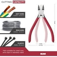 thumbnail image 5 of IGAN P6 x5 Wire Flush Cutter 6-inch Ultra Sharp. Side Cutter Clippers Longer Flush Cutting Edge, 5 of 8