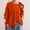 Orange, variant on Women's Long Sleeve Tunic Tops Baggy Loose Fit Crew Neck T-Shirts with Pocket Solid Color Blouse Pullover Sweatshirts Oversized Tee Shirts Orange 10