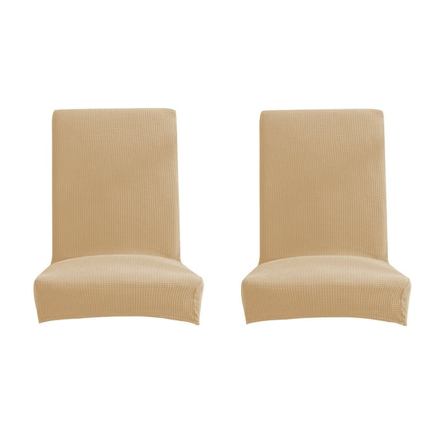 Cubierta de silla de oficina Funda protectora anti-arrugas Estilo simple El Four Seasons Multicolor Stretch Fundaver para Hotel Beige Eigraketly HA012481-07