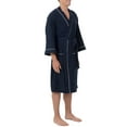 Big Men's Knit Waffle Robe, Size 2XL/3XL