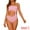 Pink, variant on DARING DIVA Asymmetric Waist Cutout Ribbed Bathing Suit XS Black