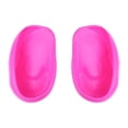 thumbnail image 2 of 1 par de tintes para el cabello de salón, cubierta de silicona para los oídos, barbero, antimanchas (rojo rosa), 2 of 5