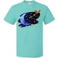 thumbnail image 3 of Inktastic Owl Decorating the Night with Moon and Stars T-Shirt, 3 of 5