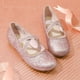 thumbnail image 4 of Zapatos de Bailarina para Niñas DREAM PAIRS Mary Jane Rosa Talla 12, 4 of 7