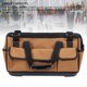 thumbnail image 4 of Bolsa De Herramientas De Paquetes De Tela Oxford 17, Servicio Pesado, Bolso De Herramienta De Bolsillo De Lienzo 17 Bolsillos, Cremallera Resistente E Hilo Fortalecido, Bolsa, 4 of 7