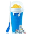 thumbnail image 2 of Slushy Cup Maker,Large Slushie Maker Cup 500ml,Double Layers Silicone Slushie Cup Maker Squeeze Cup,Quick Frozen Magic Slushy Maker Cup,DIY Slush Cup,Cool Stuff Gifts for Kids and Family - Blue, 2 of 4