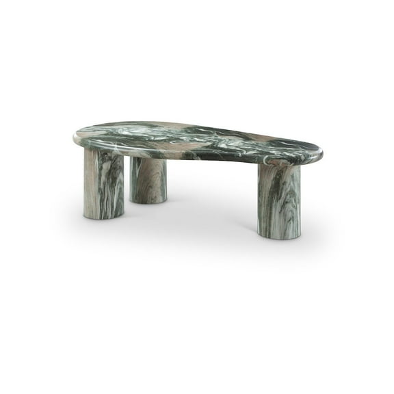 Meridian Furniture Sassari Green Indoor/Outdoor Concrete Coffee Table