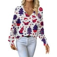 thumbnail image 2 of Chandails d'Automne Grande Taille pour Femmes Chandails de Noël pour Femmes 2025 Col Rond Vacances d'Hiver Mignons Pulls Violets TG, 2 of 7