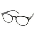 thumbnail image 5 of grinderPUNCH Oval Round Readers Lightweight Eyeglasses for Mens and Womens Reading Glasses +1.00, Black, 5 of 7