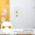 thumbnail image 3 of FOLOYORI 1Pack Suction Grab Bar Golden Abs Material Balance Assist Bathroom Shower Handle 18x6x4.5Cm, 3 of 8
