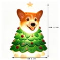 thumbnail image 3 of ZENVIVE Freestanding Lighted Dog Blow Mold Christmas Decoration, Corgi Statue with Christmas Design, Cute Resin Light Decor with Warm LED Glow for Indoor, Outdoor, Yard, Patio, Garden & Display, 3 of 9