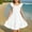 White, variant on BRGZLK Girls Summer Dresses Trendy Solid Square Neck Double Layer Ruffle Sleeve Smocked Flowy Mini Dress Tiered Pleated Cute Party Dress Black 5-6 Years