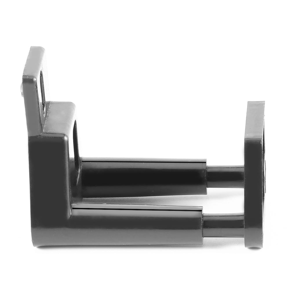 ESTINK Bottom Floor Guide, Black With Screws Sliding Barn Door Hardware Door Roller Guide, Bottom Door Guide For Balcony Bathroom