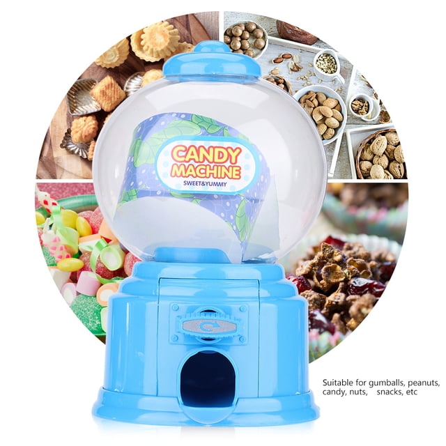 Candy Machine, Portable Children Candy Dispenser Plastic Mini Gumballs Dispenser Perfect For Birthdays Kiddie Parties Christmas Novelties Kitchen Dessert Buffet Gift Party Favor