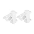 thumbnail image 3 of 2 soportes para barra de , sin taladro, ajustables, fáciles de instalar para barras de 16 mm de diámetro, para sala de estar, dormitorio y, 3 of 8