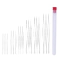 thumbnail image 1 of AMLESO 19 Pieces Big Eye Beading Needles Threading Needles for Beading Middle Open Wire, 1 of 8