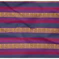 thumbnail image 4 of oneOone Organic Cotton Poplin Twill Fabric Chevron & Greek Key Block Print Sewing Fabric BTY 42 Inch Wide, 4 of 4