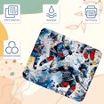 thumbnail image 3 of Ice Hockey Printed Square Mousepad Desk Pad Desk Mat, 8.3x9.8 Inch, Non-Slip Rubber Bottom, Suitable for Office and Gaming, 3 of 6