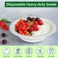 thumbnail image 3 of 125 Pack 12oz Paper Bowls Heavy-Duty,Disposable Bowls for Hot Soup,Biodegradable Compostable Bagasse Paper Bowls, 3 of 8