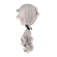 thumbnail image 3 of Peluca colonial Peluca Cosplay Disfraz Mujeres Hombres Cabello sintético transpirable Comic Con gris jinwen, 3 of 8