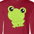 thumbnail image 4 of Inktastic Cute Frog, Little Frog, Baby Frog, Green Frog Long Sleeve T-Shirt, 4 of 5