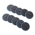 thumbnail image 1 of 10pcs / Set de 2 pulgadas / 50 mm Herramienta Lug lijado Muela 60 Grit Flap Type R Disco Ruedas Madera Metal Plástico abrasivo, 1 of 6