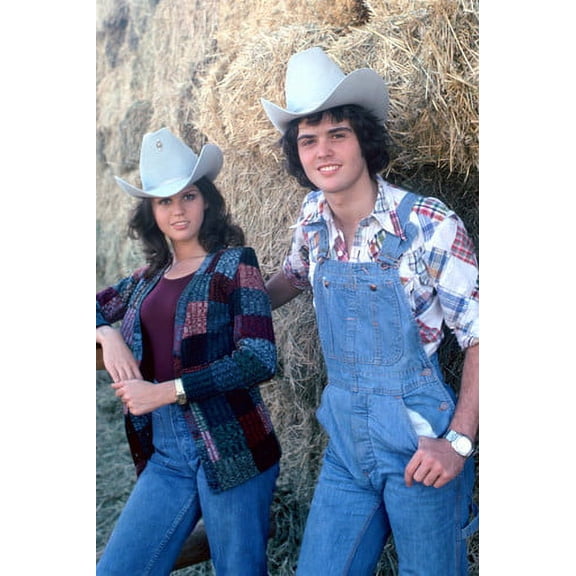 The Osmonds in western wear 24x36 Poster Donnie and Marie