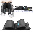 thumbnail image 1 of Reposapiés de silla de ruedas Correas de soporte para piernas Cinturón de sujeción de piernas Correa de protección deslizante Elasticida gris Yinane Correa de soporte para piernas, 1 of 7