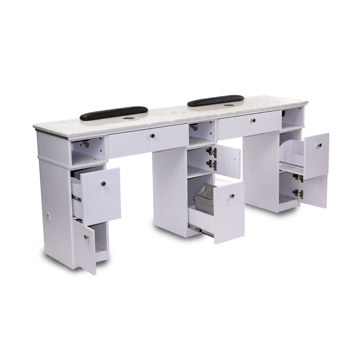 MAYAKOBA Sonoma Double Manicure Table (With Vent Pipes) Nail Station
