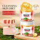thumbnail image 1 of Bálsamo limpiador de pomelo Cápsulas | Desmaquillante vegano de tamaño de viaje | Tecnología de fusión en frío de 1 paso | Limpiador facial suave | 35 piezas empaquetadas individualmente |, 1 of 5