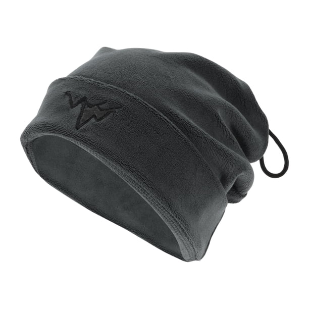 Sombrero de ciclismo Unique Bargains Multiusos Protección del cuello A prueba de viento Forro duro de casco Logo en forma de montaña Poliéster Gris 12.4"x10.43" 1 Pc