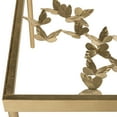 thumbnail image 5 of SAFAVIEH Rosalia 18 in. H Butterfly Coffee Table, Gold/Clear, 5 of 6