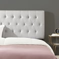 thumbnail image 5 of Zinus Trina Upholstered Metal Headboard, Light Grey, Full, 5 of 8