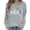 A-Gray Halloween Outfits, variant on Halloween Funny Graphic Tops for Womens Teens Sweatshirts Crewneck Pullover Female Fall Outfits 2026,Witch Pumpkin Ghost Bat,loose,Maternity, workout,airport fashion clothes