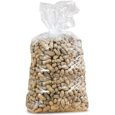 1000 Pack Clear Plastic Gusseted Bags 8" x 4" x 20" Side Gusset Bags 2 mil