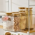 thumbnail image 5 of WHEANG 1Pcs Extra Large Clear Plastic Storage Transparent Organizer With In Handle Large Capacity Acrylic Organizer Square Container, 5 of 5