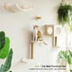 thumbnail image 3 of Estantes de Pared para Gatos FUKUMARU Set de 5 Piezas de Madera con Hamaca Beige, 3 of 8