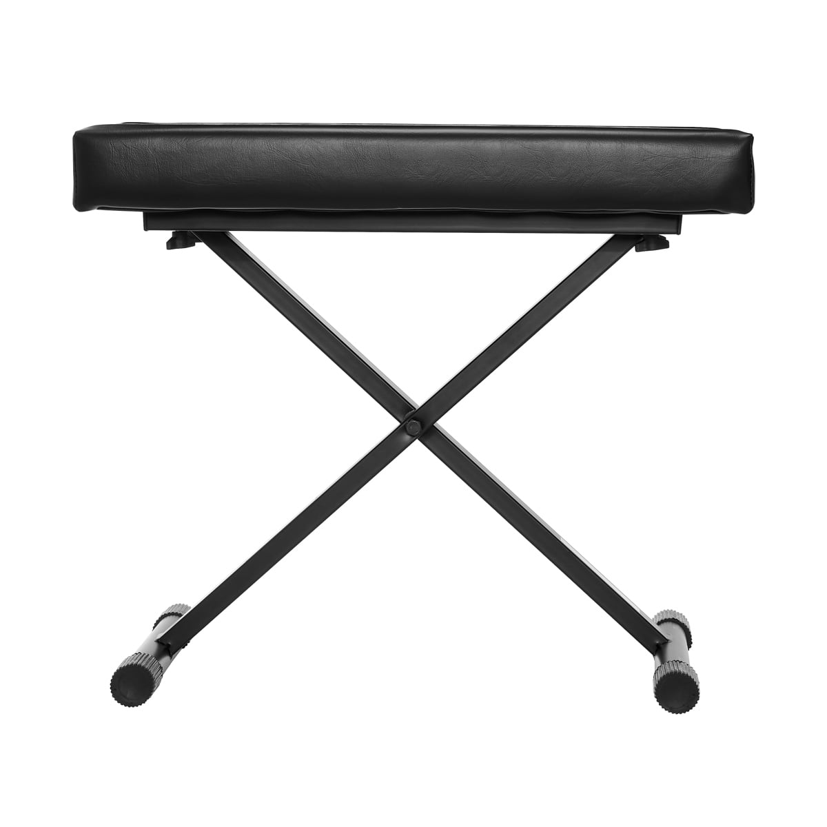 H&A X-Style Piano Bench, Large, Black