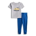 thumbnail image 7 of Wonder Nation Toddler Boys or Girls Cotton Snug Fit Short Sleeve Pajama Top and Pants Set, 6-Piece, Sizes 12M-5T, 7 of 7