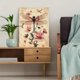 thumbnail image 5 of Qisvanset Framed Canvas Wall Art 12x16 Inch Dragonfly Pink Wildflower Neutral Botanical Art, 5 of 5