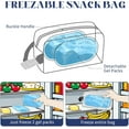 thumbnail image 2 of Cerbonny Small Cooler Bag Freezable Lunch Bag for Work School Travel,Small Lunch Bag,Small Insulated Bag For Adults,Freezer Lunch Bags,Mini Lunch Bag Fit For Yogurt（Navy Blue）, 2 of 5