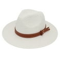 thumbnail image 3 of Panama Hat Straw Weaving Folding Men Women Anti Sun Waterproof Travel Cap for Beach, 3 of 8