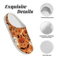 thumbnail image 5 of Disketp Halloween 2 Women's Men's Slippers Plush Slip-On House Slipper for Winter Indoor Soft Cushion Non-slip Fluffy Slides Slippers-8, 5 of 7