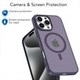 thumbnail image 2 of Magnetic For iPhone 16 Pro Phone Case,Anti-fingerprint Matte Skin-feel Back,Compatible with Mag-Safe,Ultra Slim Shockproof Protection Anti-fall Rugged Thin Fit Phone Case Cover,White, 2 of 6