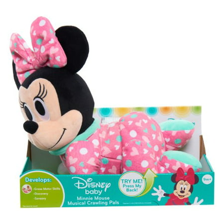 Disney Baby Musical Crawling Pals Plush - Minnie Mouse